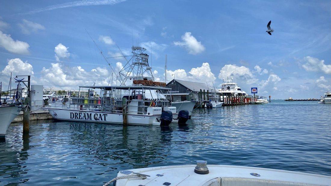 Key West Historic Seaport harbor walk actual location photograph