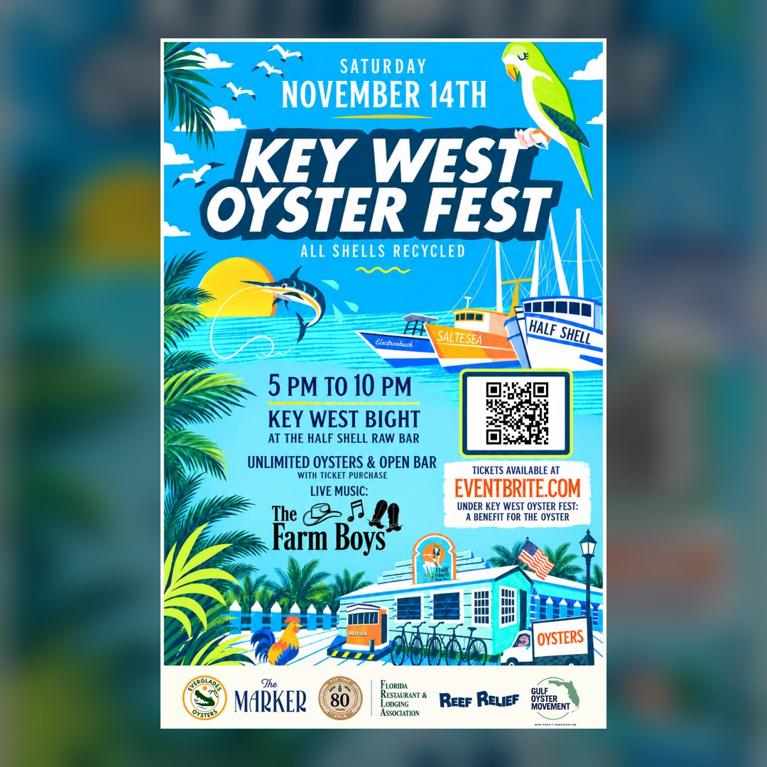Key West Oyster Fest official poster